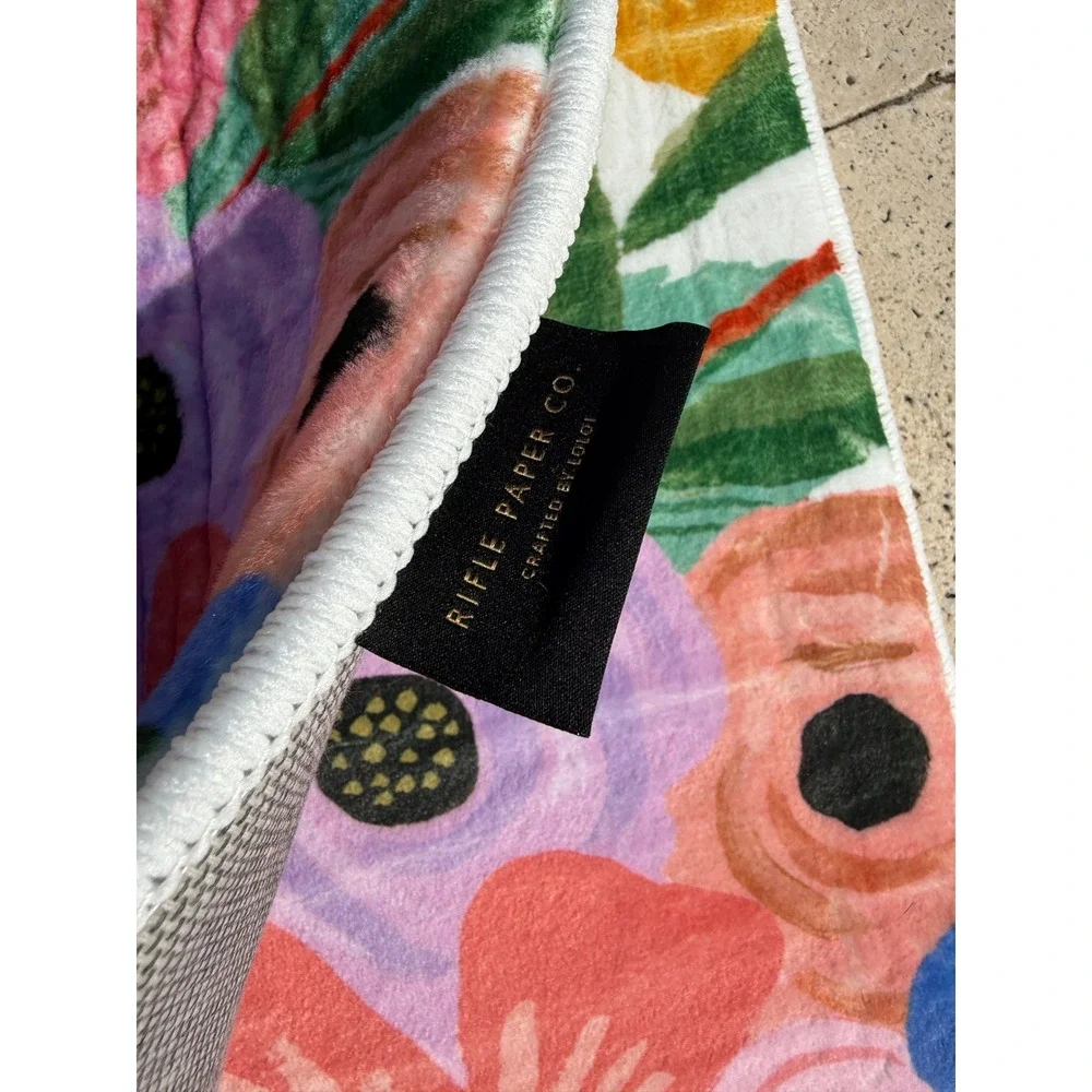 Rifle Paper Co x Loloi Delilah Rug Set 2pc Floral Multicolor Washable NEW